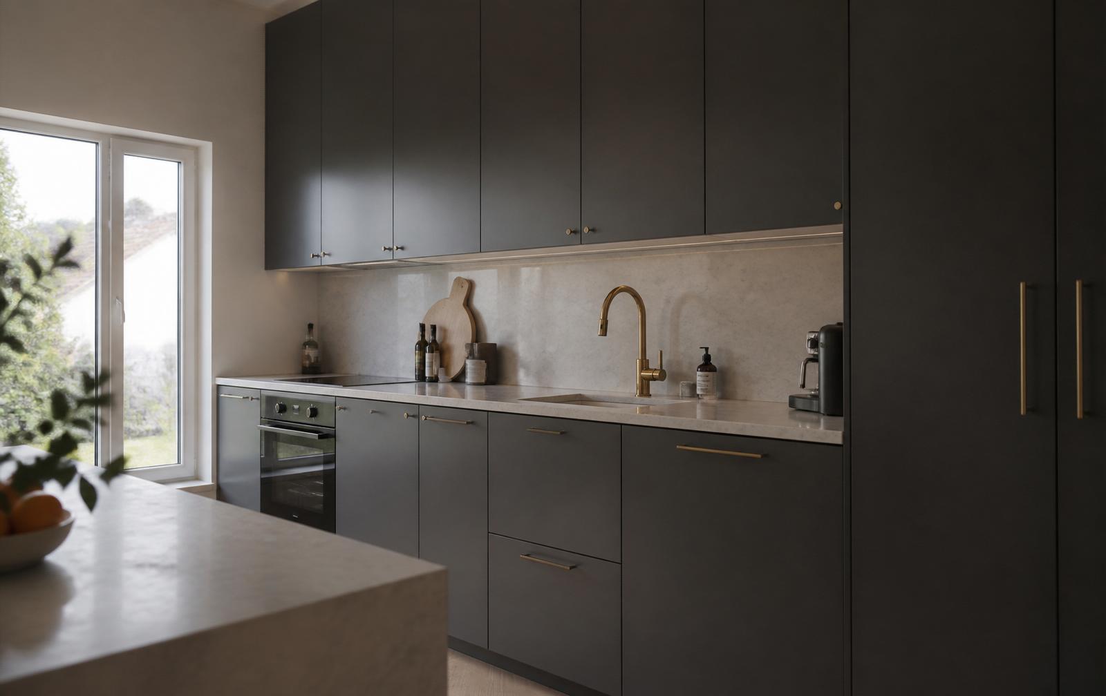Cozinha premium em remodelação numa moradia em Cascais